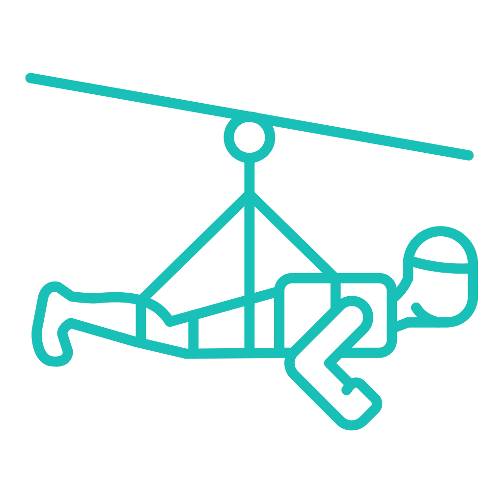 Zip line icon