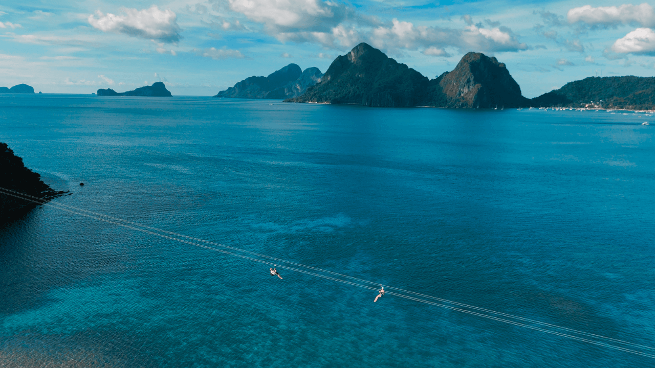 El Nido Zip Line, Las Cabanas Beach