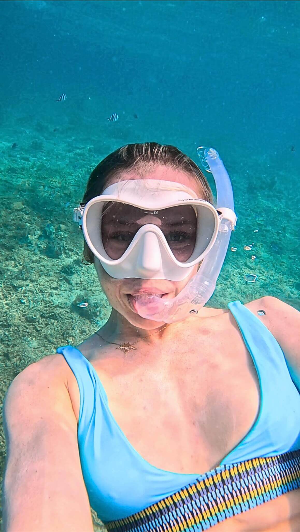 Philippines Packing List - Underwater Pick Swimming with a mask and snorkel