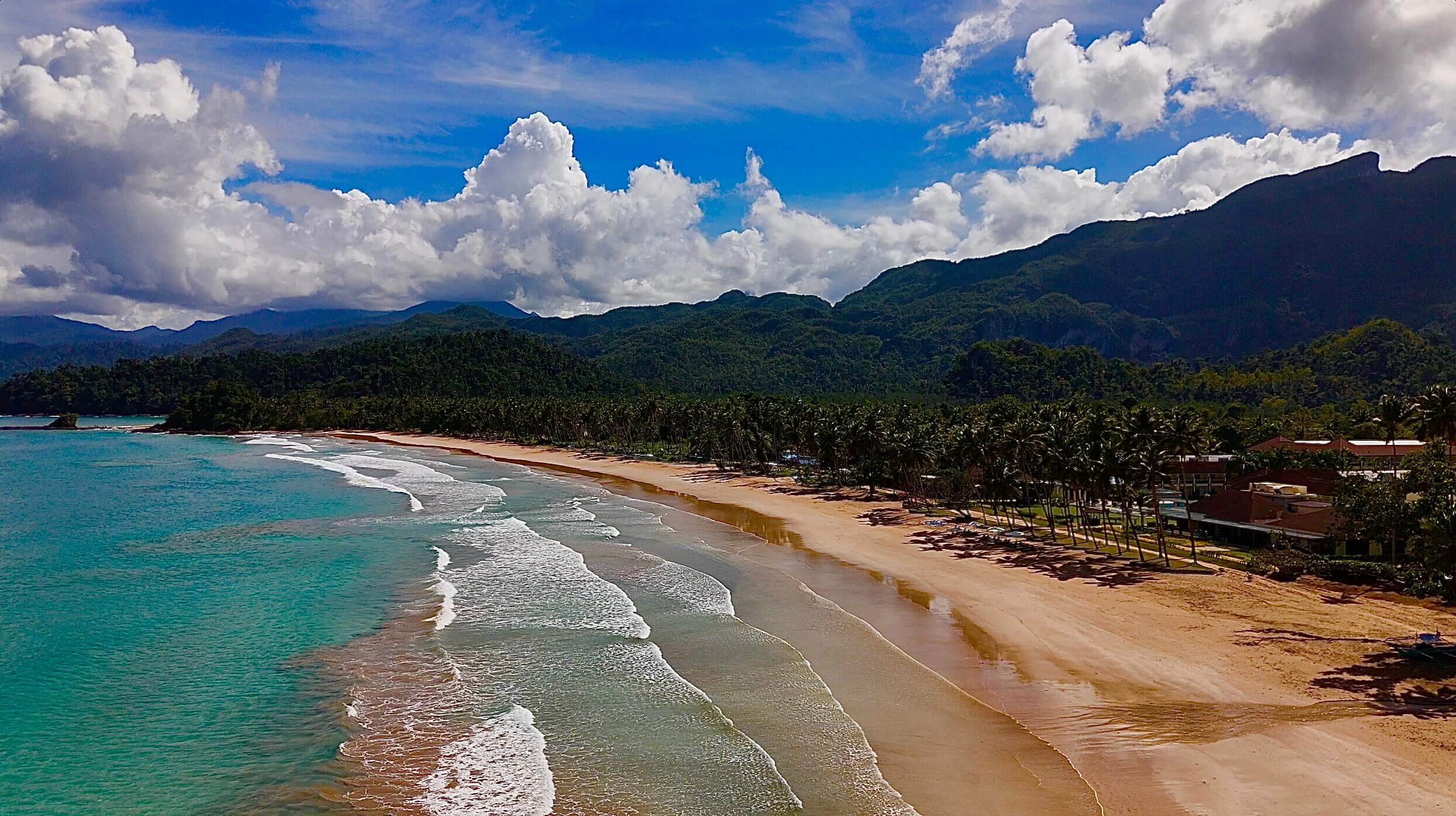 Beach Next to The Underground River. Things to do in Puerto Princesa.