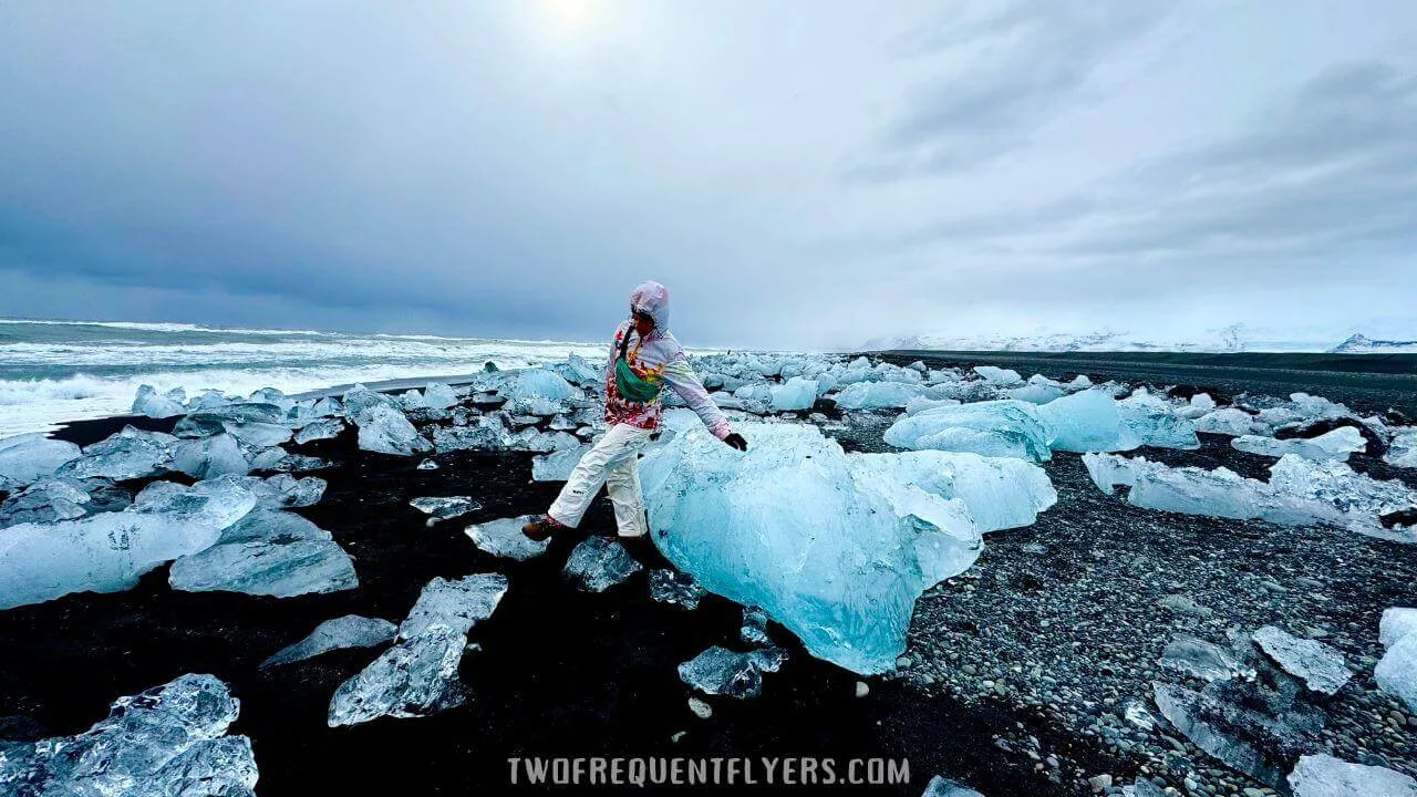 Diamond Black Sand Beach. best things to do in Iceland.
