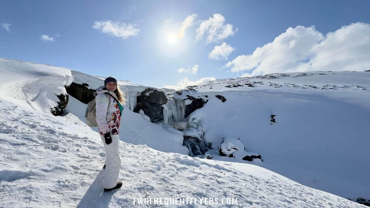 Selvallafoss Waterfall Snaefellsnes Peninsula Iceland. West Iceland.
