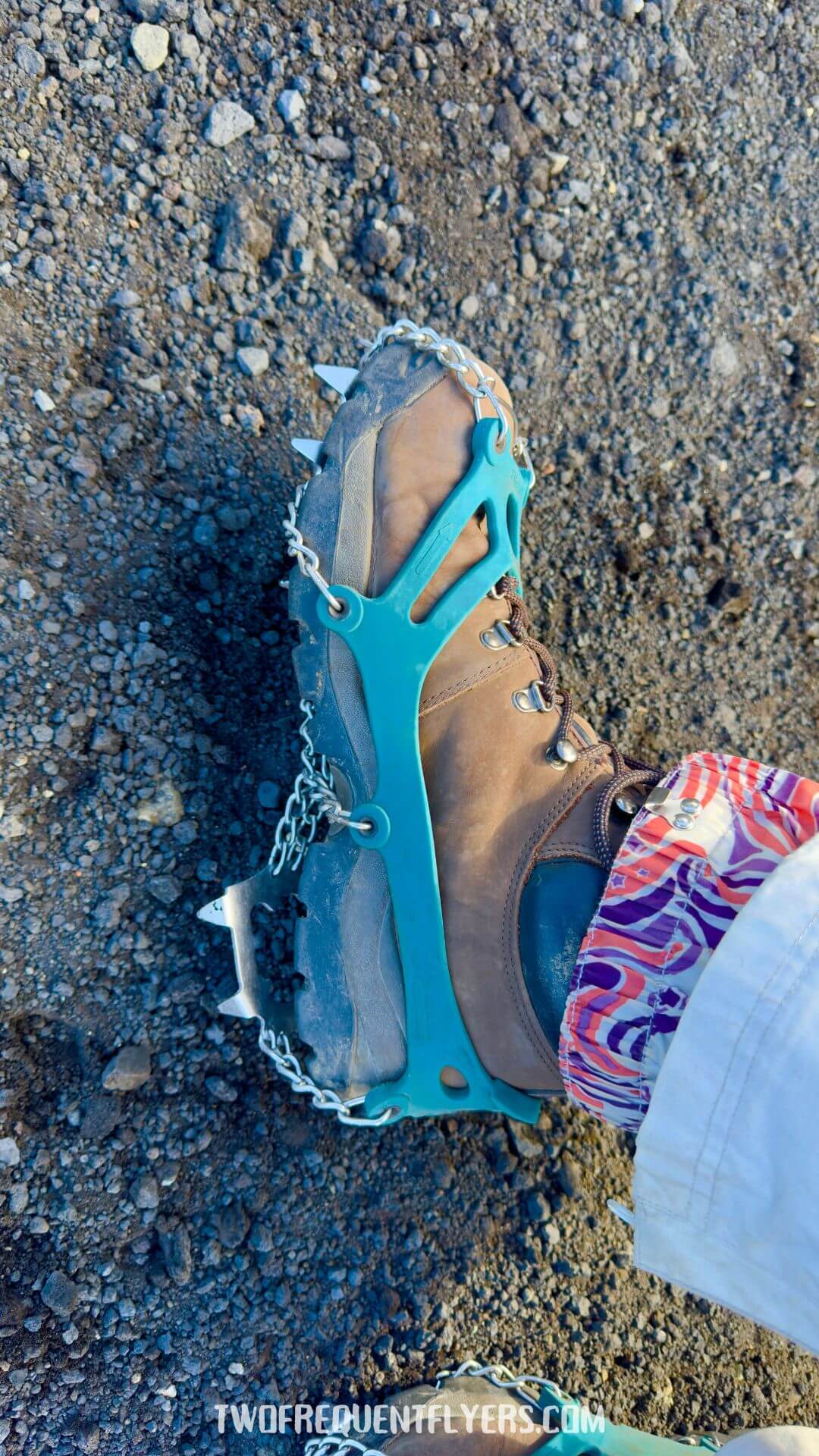 Crampons at Katla Ice Cave