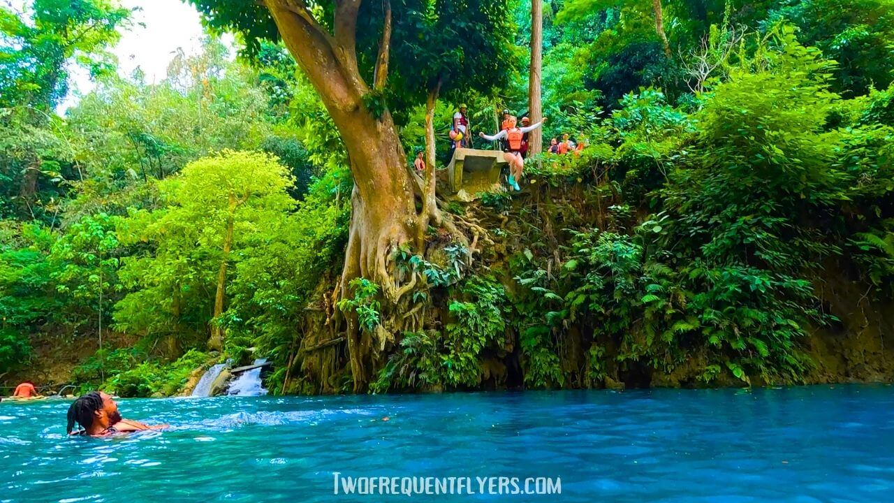 10m Jump at Kawasan Falls