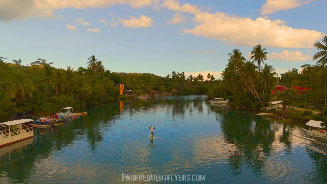 Loboc River Bohol Paddel Boarding