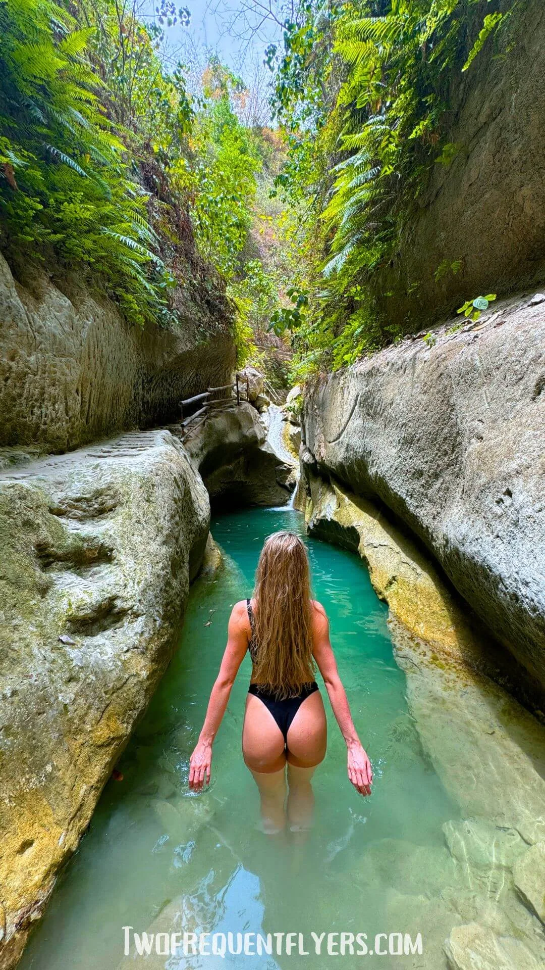 Path to Dao Falls in Cebu