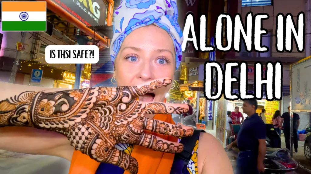 Alone at Night In Delhi India Alone at Night In Delhi India