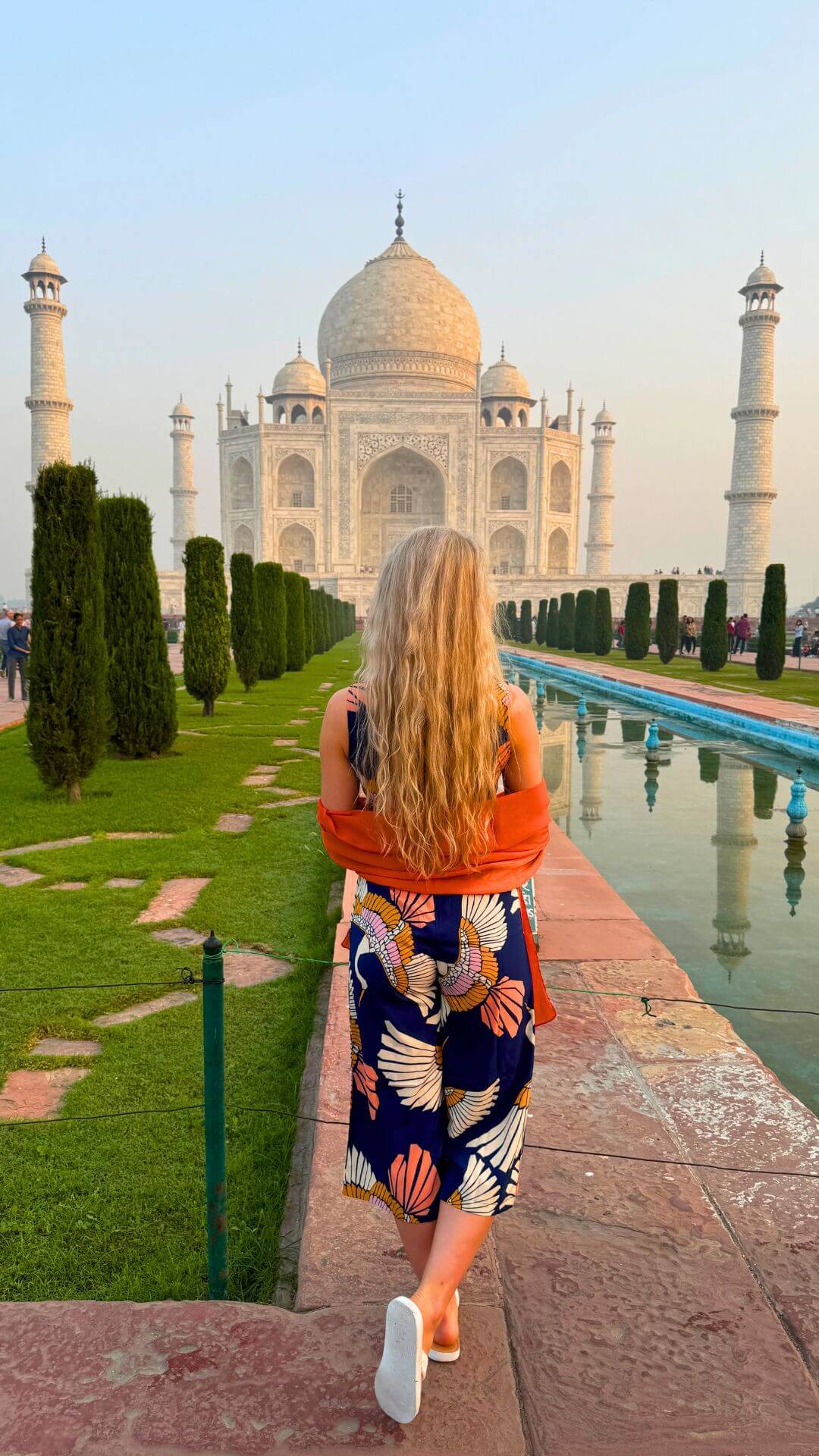 Beth At Taj Mahal India