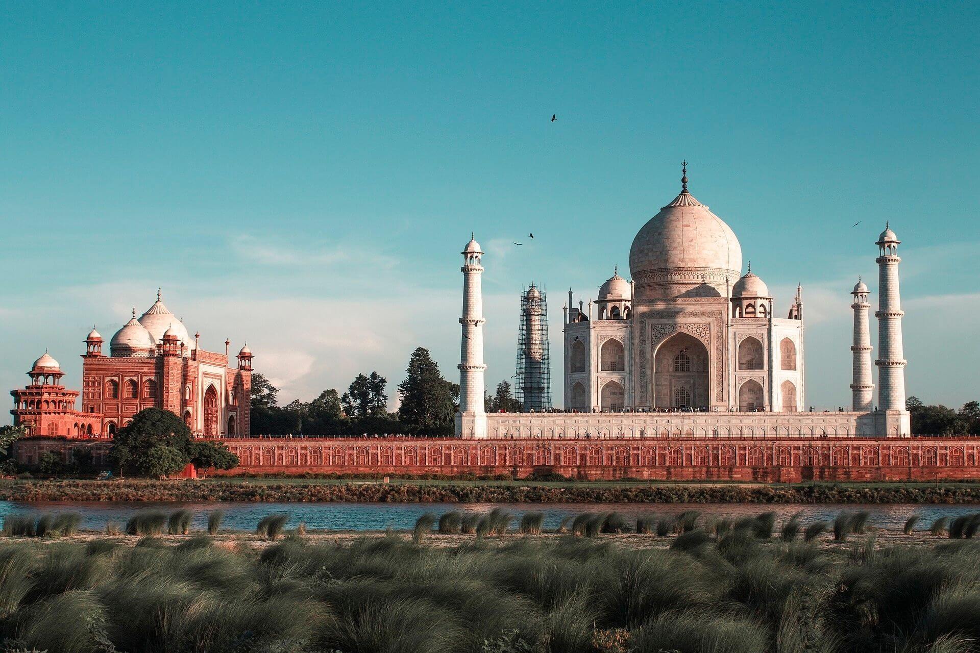 View Of Taj Mahal From Mehtab Bagh