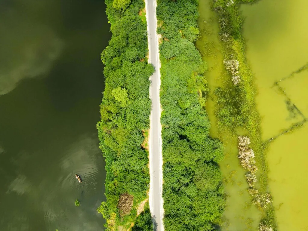 Delhi India Drone Shot