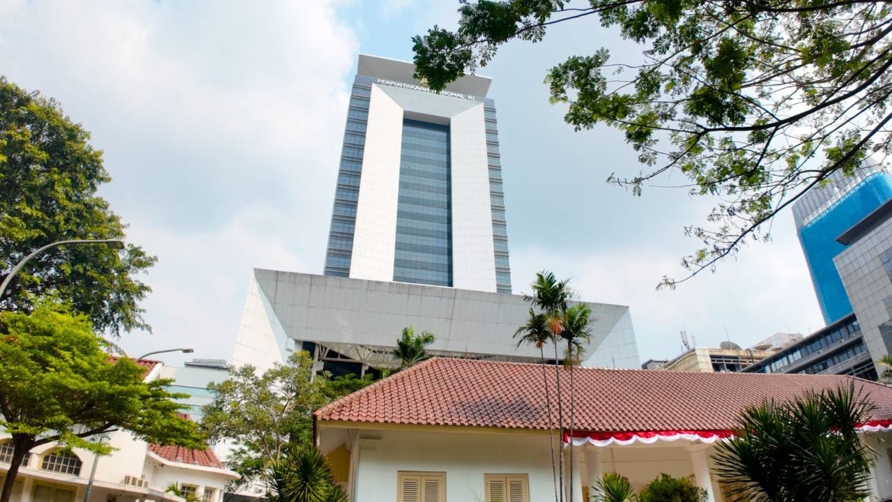 Front view National Library Indonesia