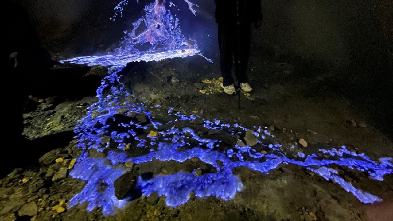 Mount Ijen Blue flame