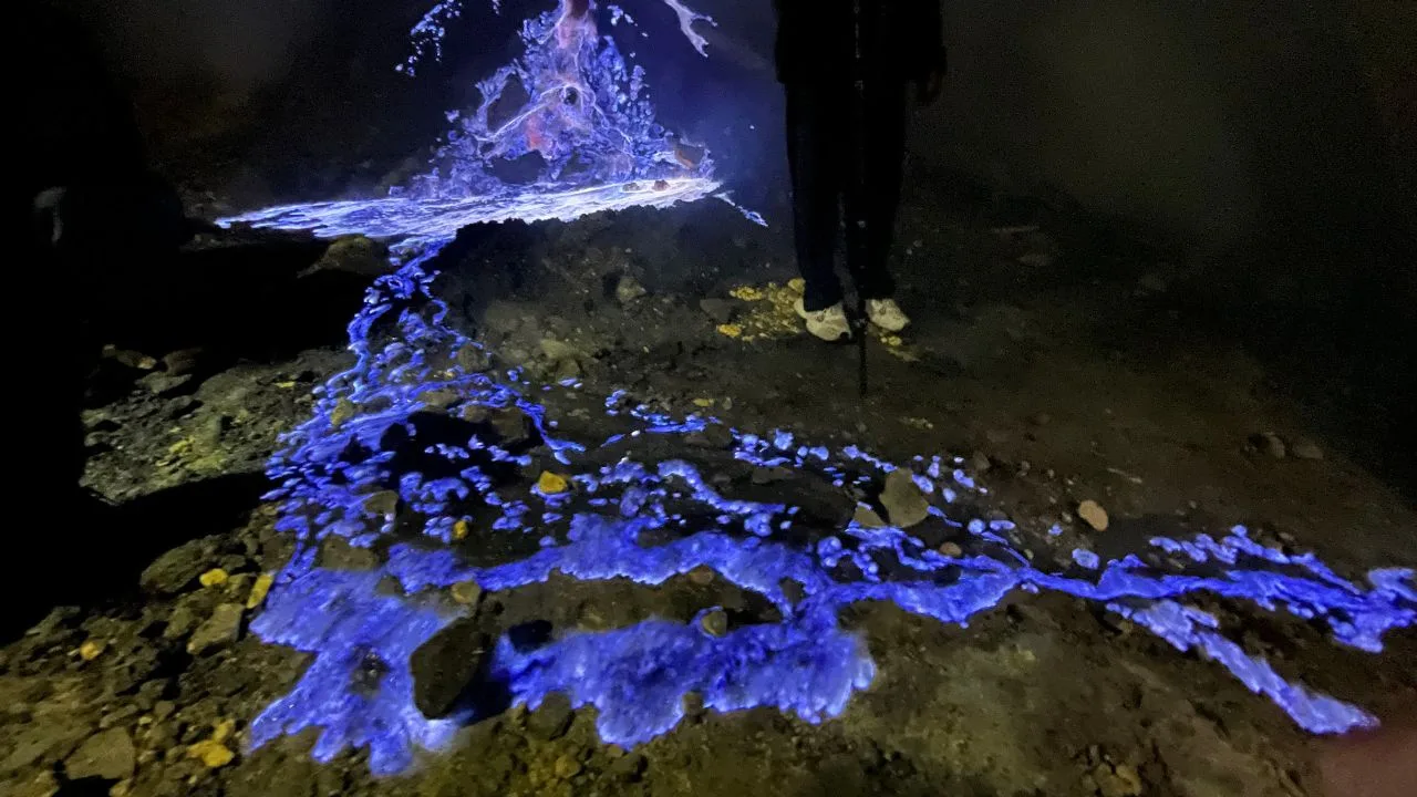 Mount Ijen Blue flame