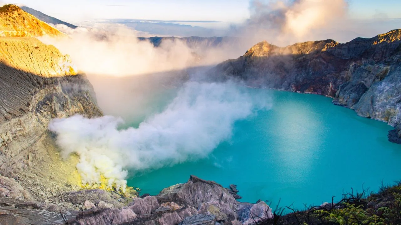 Mount Ijen crater