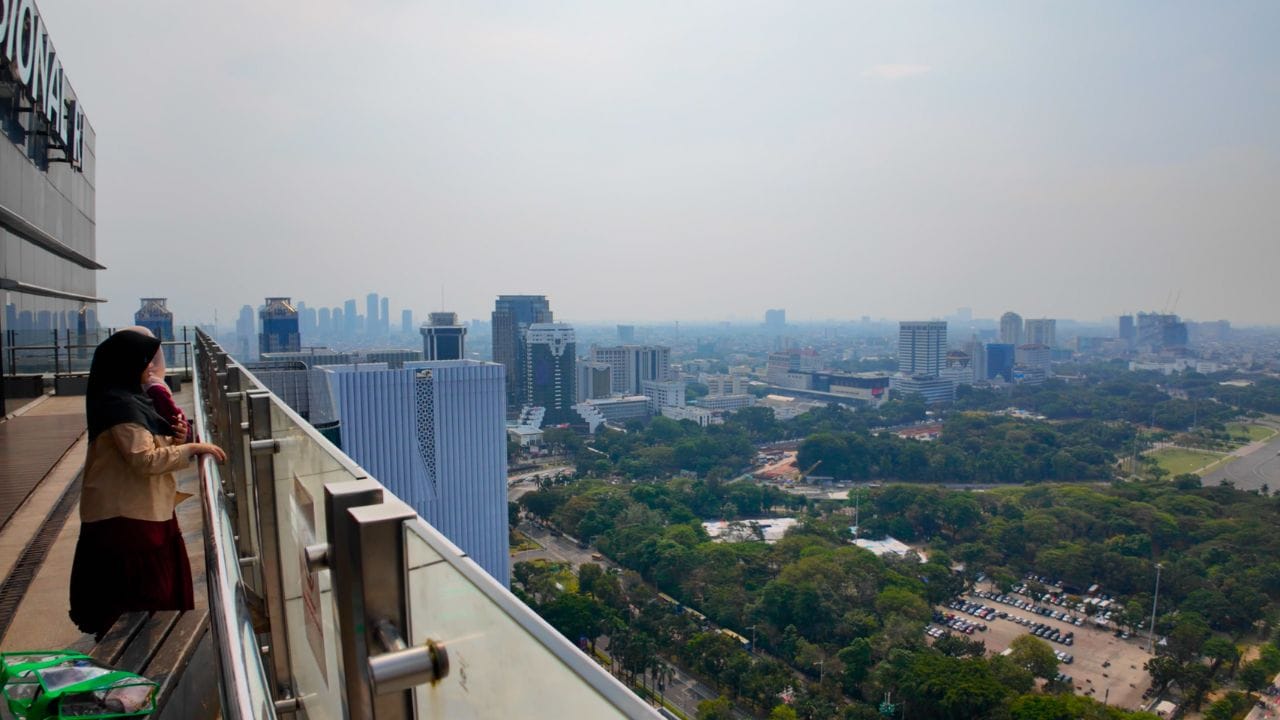 View deck National Library Indonesia.
