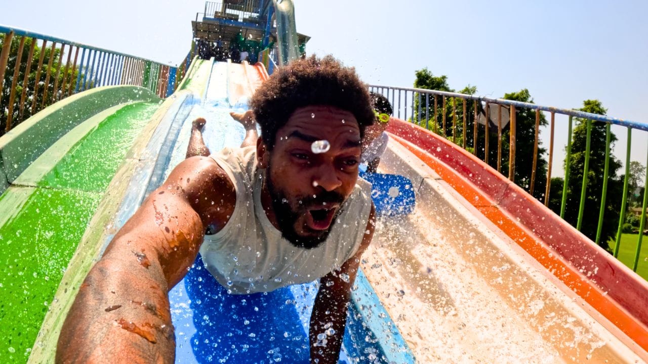 WATERBOM BALI Indonesia - Denz on a slide