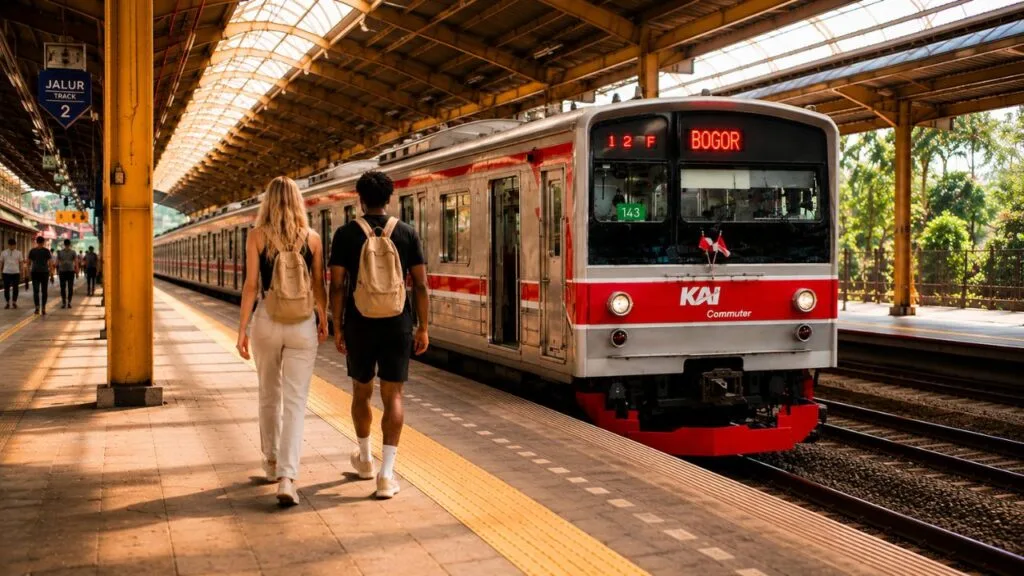 KRL Jakarta to Bogor Indonesia