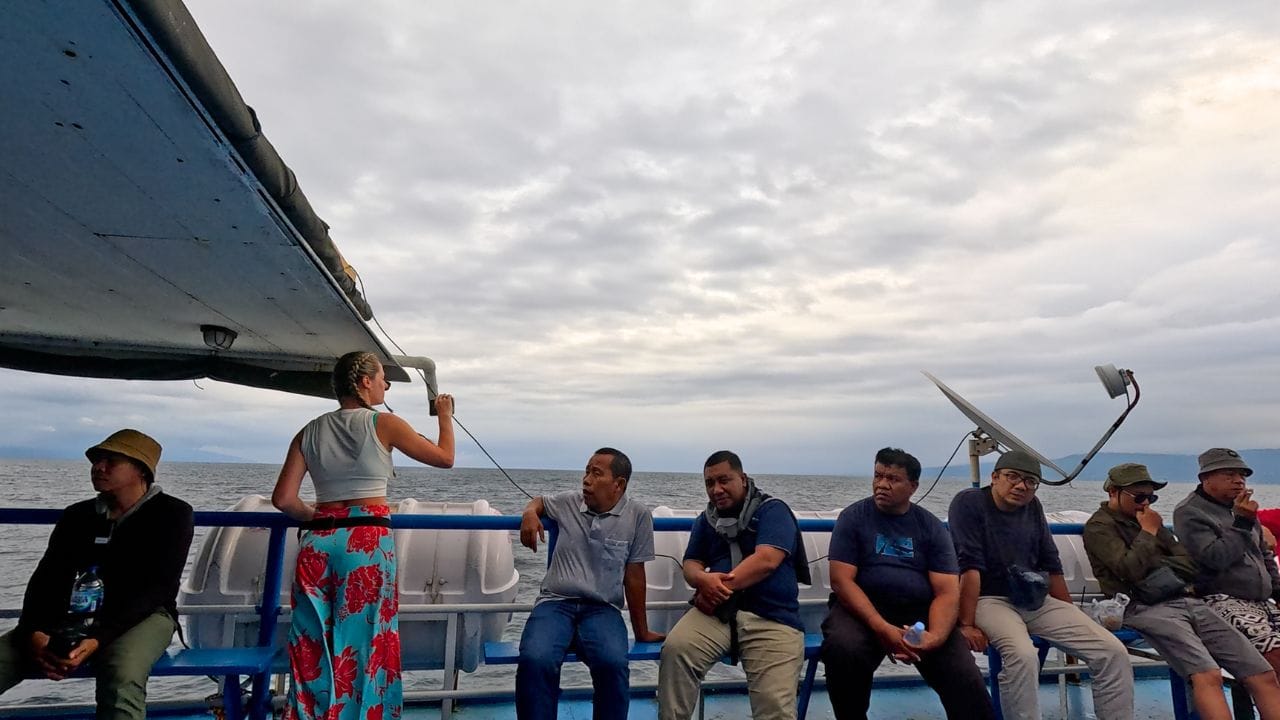 ferry to Banggai Islands central Sulawesi